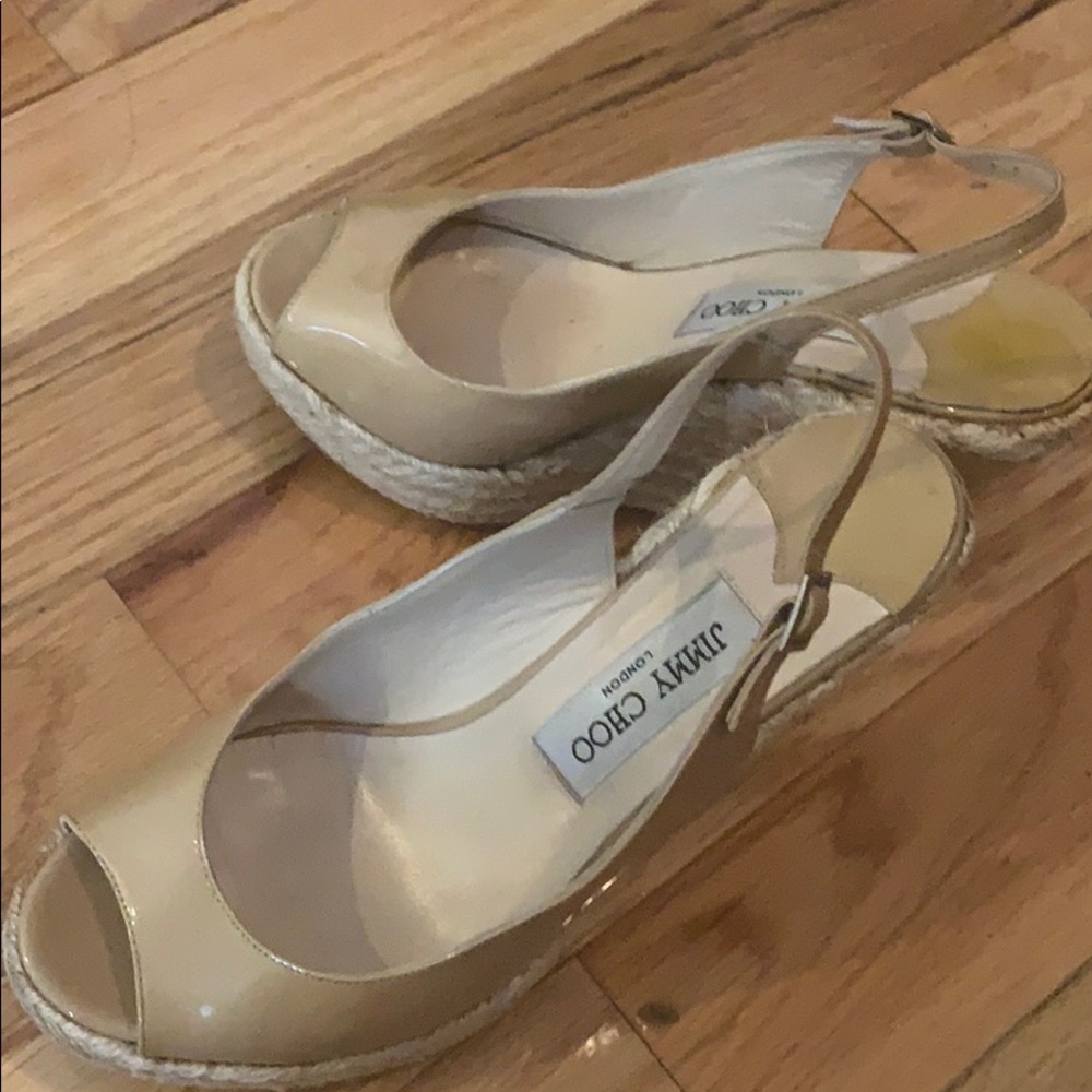 Jimmy Choo Beige Wedge - Picture 4 of 4